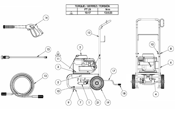 pw0882000 power washer parts